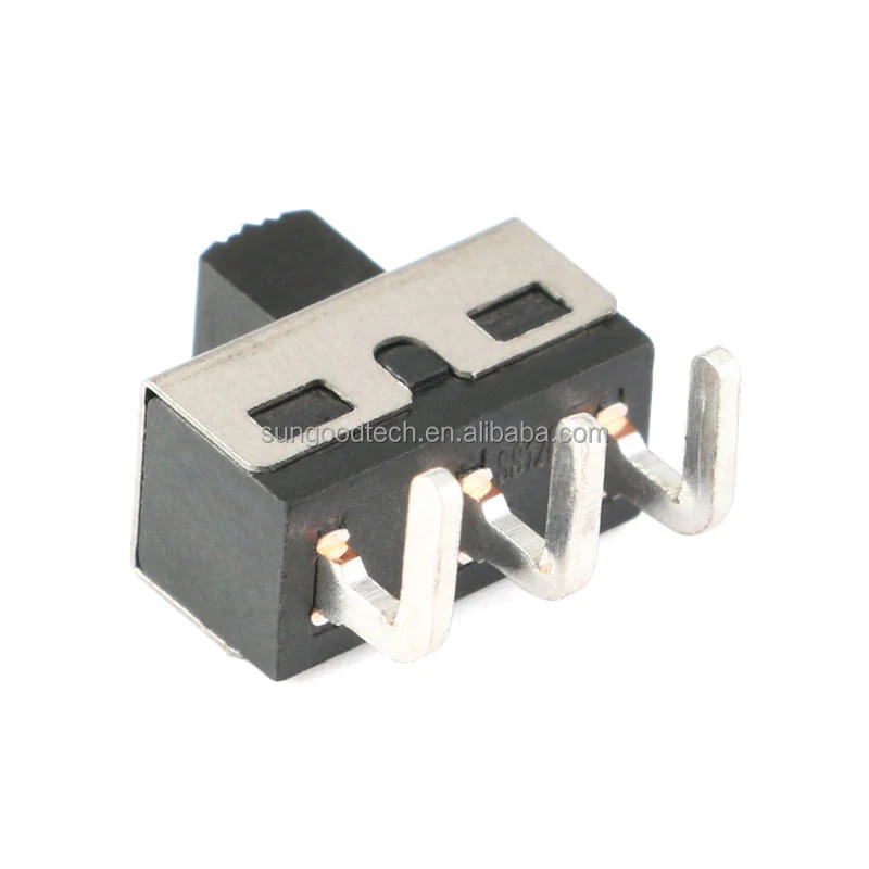 SS12D06/SS12D10 5 мм высота ручки 2 передачи 3 pin высокий ток слайд/тумблер