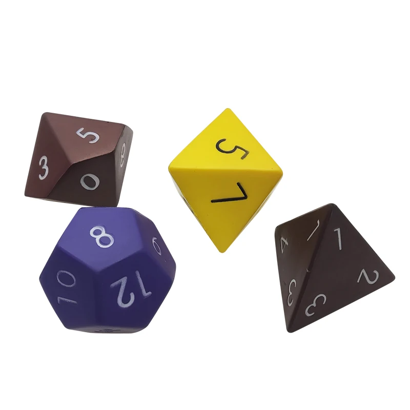 Manufacture Custom 20 Sided Anti Stress Board Game Dice D20 PU Foam Dice