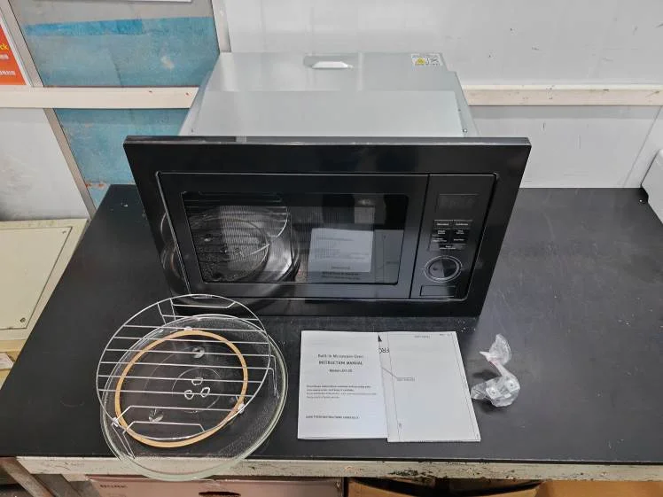 25L capacity 388 Height built-in Microwave Oven with Grill 8 Auto Menu