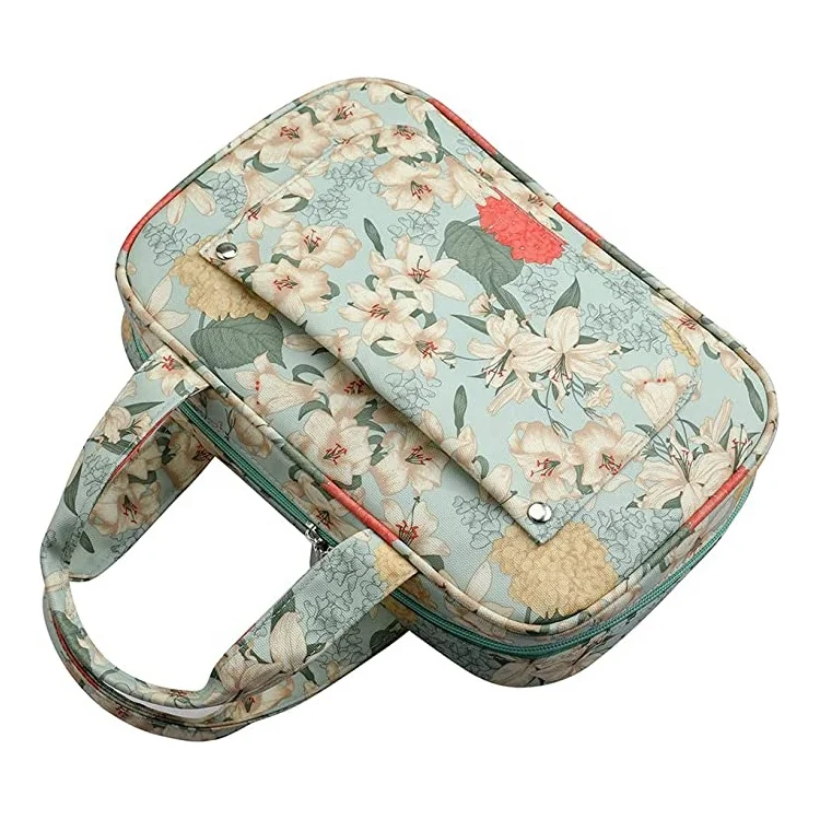 Crochet Hooks Bag Portable Travel Storage Cases Organizer Empty Zipper Bags Knitting Needles Case