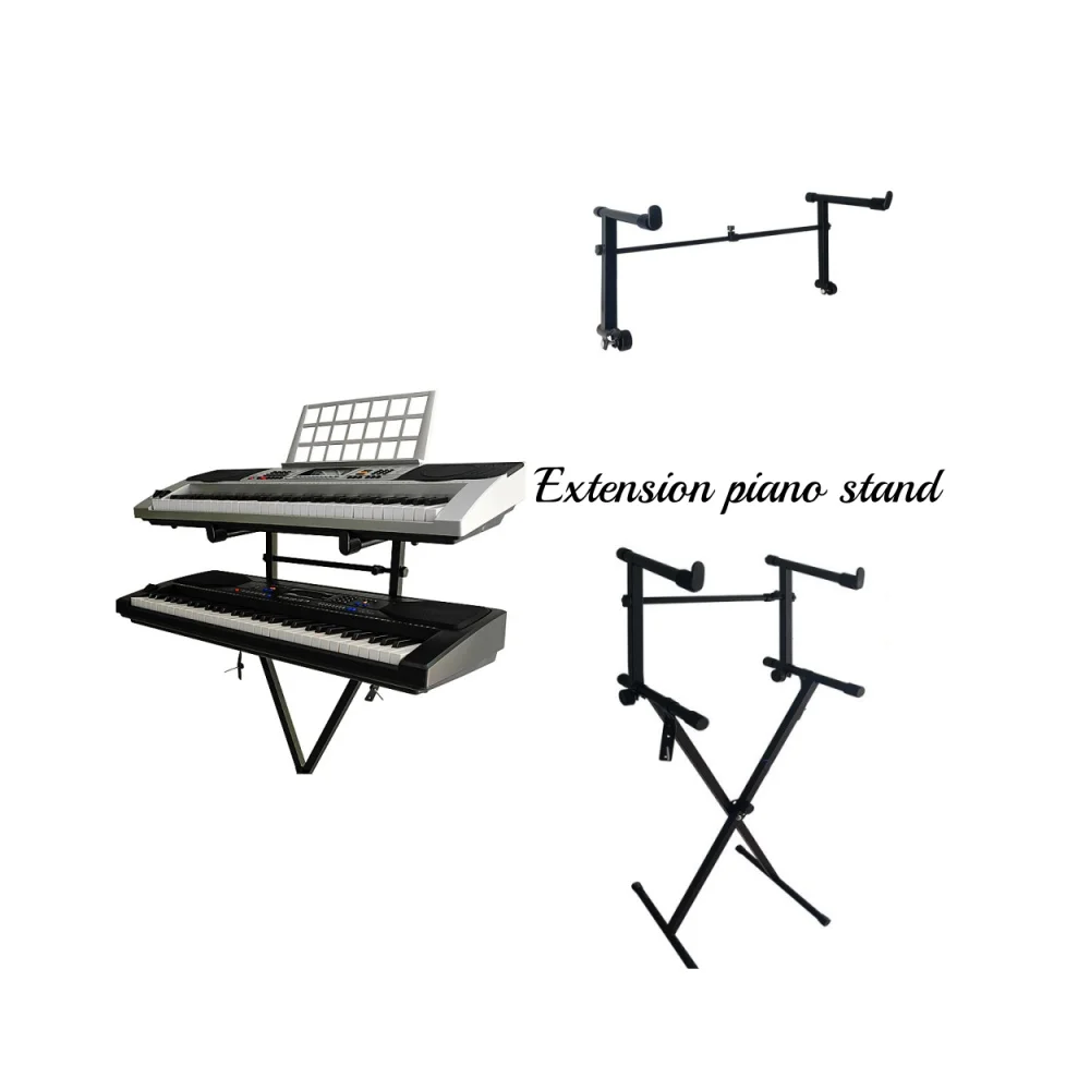 Jelo TH-G X-Type Extension Electric Electronic Keyboard Stand Adjustable Portable Heavy Stringed Instruments Parts Accessories