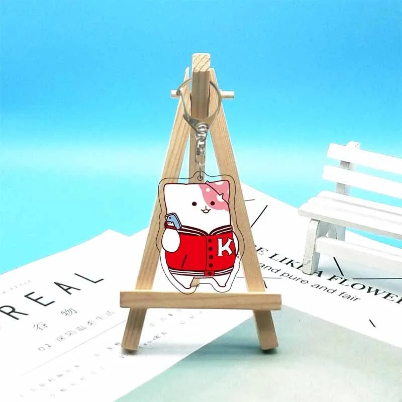 22 Designs Cartoon Mushroom Pup Anime Peripheral Transparent Acrylic Keychain