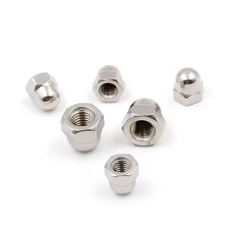 China Supplier Hexagon Domed Cap Nut Din 1587 Connector Cap Nuts And Bolts
