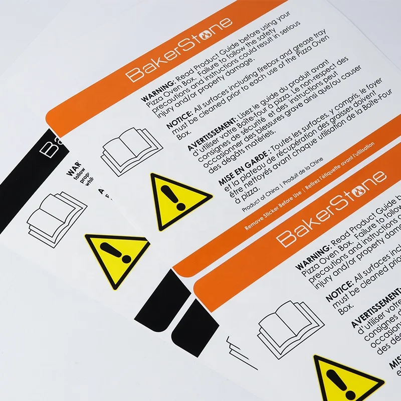 High-quality yellow reflecting sticker warning sign reflective sticker safety warning label for warning