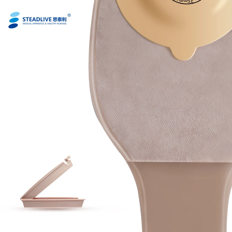 Convex Baseplate Ostomy Stoma Bag with Anit-backflow Ce Surgical Supplies Medical Materials & Accessories 3 Years Class I 400ml
