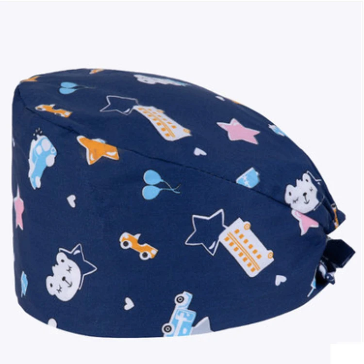 Оптовая продажа, современное скраб шапочка медсестры рабочие шапочки с впитывает пот и полос