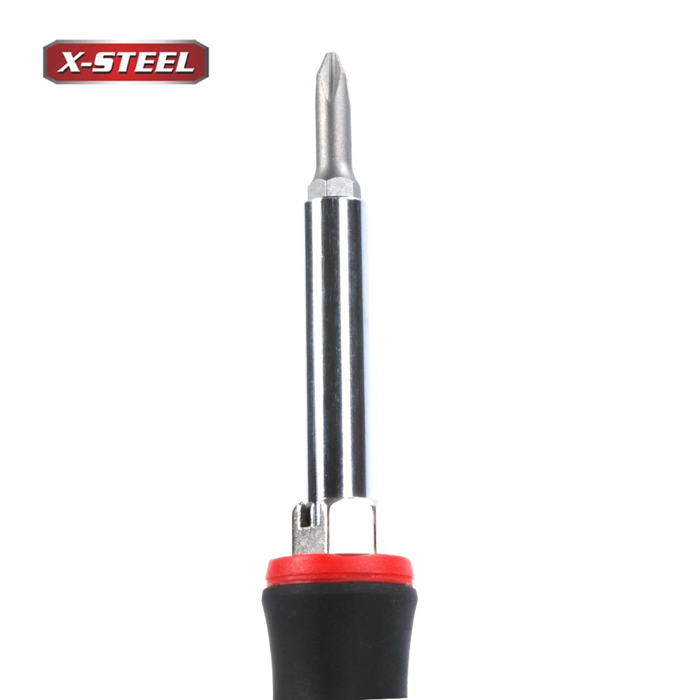 6 IN 1 Factory Direct Supply Screw Driver Repair Hand Tool Phillips Slotted Bits And Screwdriver Set