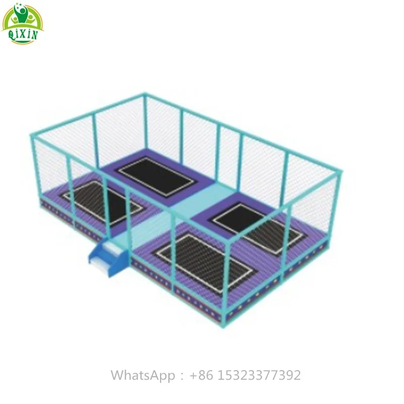 Indoor outdoor trampoline kids jumping mat gym 4 jumping mats