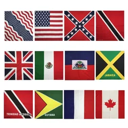 national flag men cycling bandana for head wrap 100% cotton unique bandana accessories custom bandana