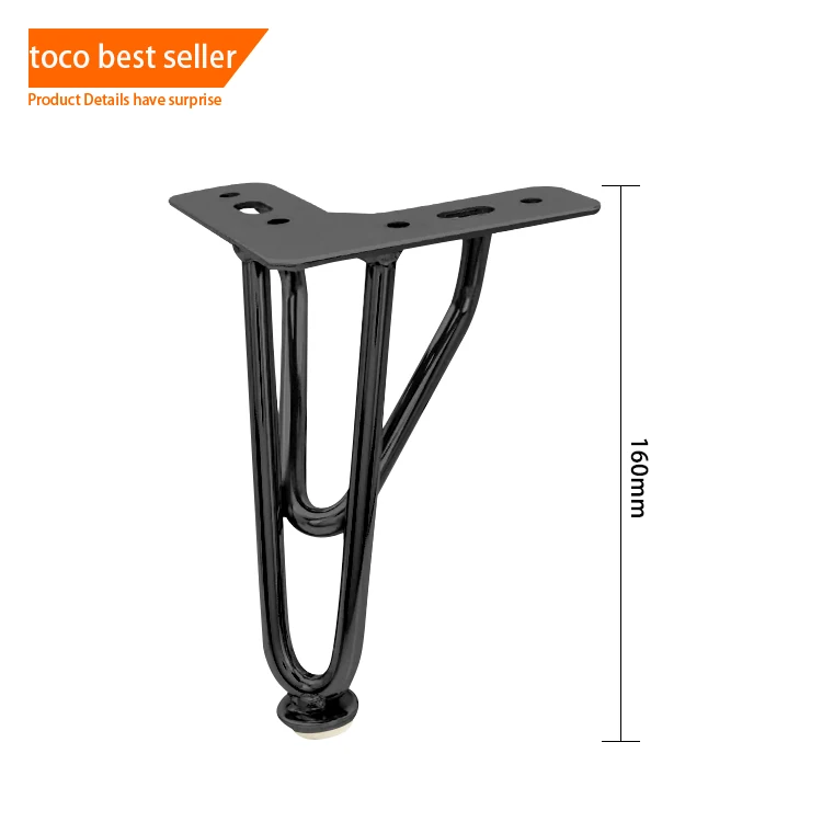 Hardware Accessories Sofa Furniture Legs Living Room Furniture Feet Sofa Legs Gold Hairpin Furniture Legs