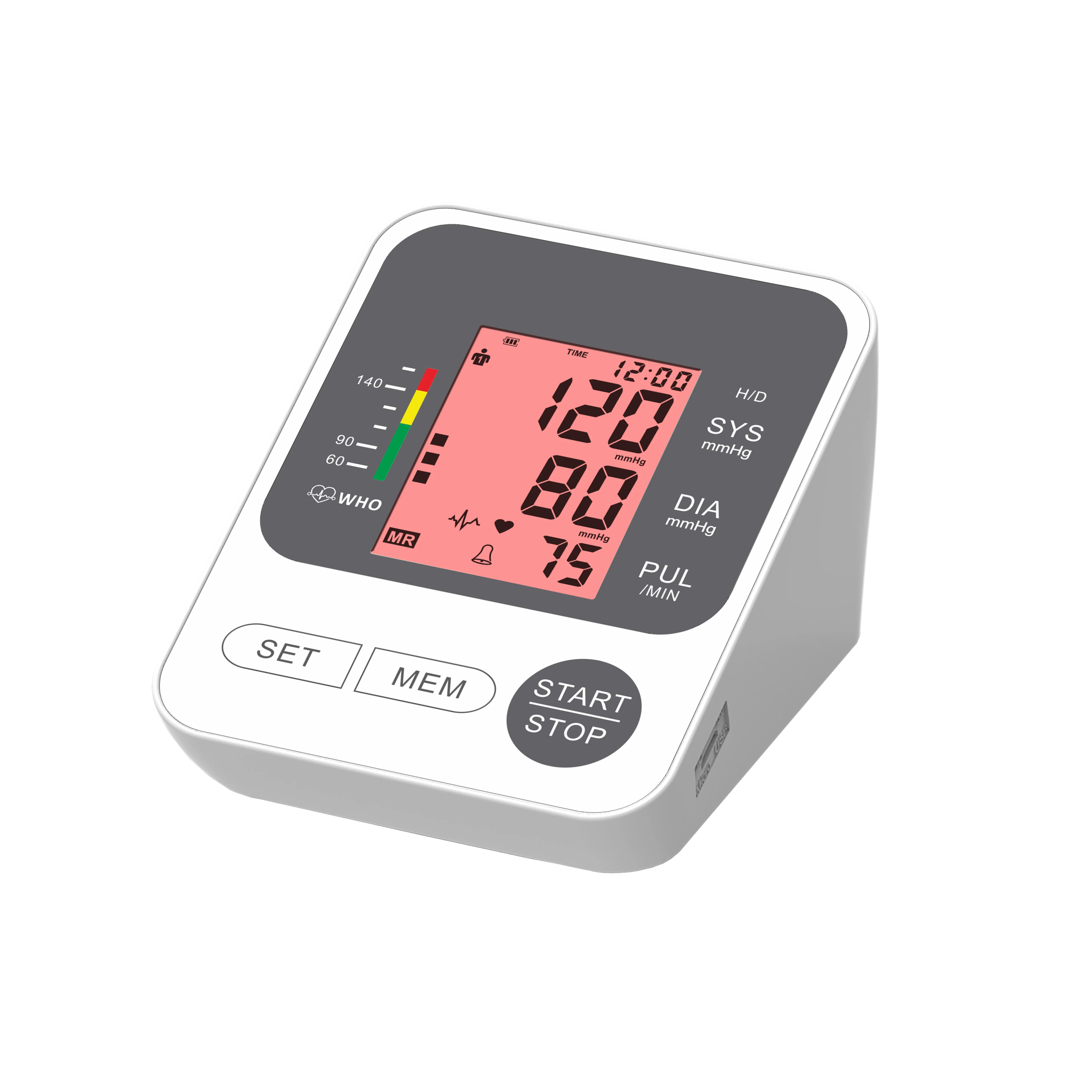 BP monitor Upper arm blood pressure monitor machine smart sphygmomanometer