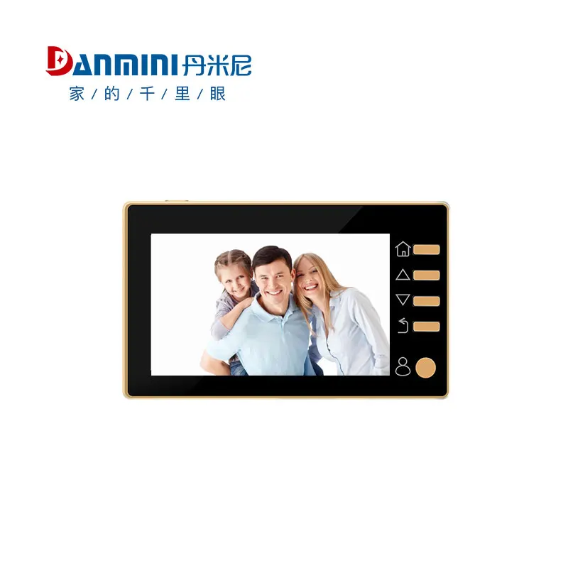 Factory Direct 4.3inch IPS Screen Door Peephole Viewer Anti-Burglar Home Security System Camera Peephole