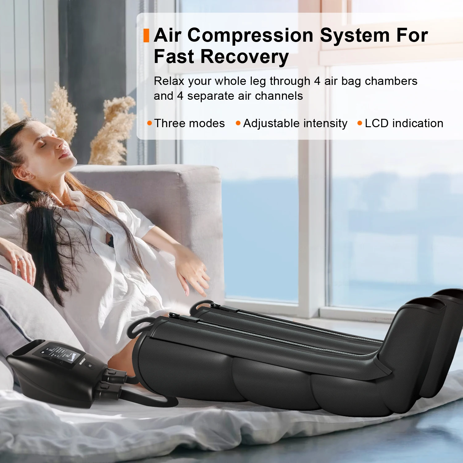 Recovery Boots for Rechargeable Muscle Soreness and Pain Air Compression Leg Massager