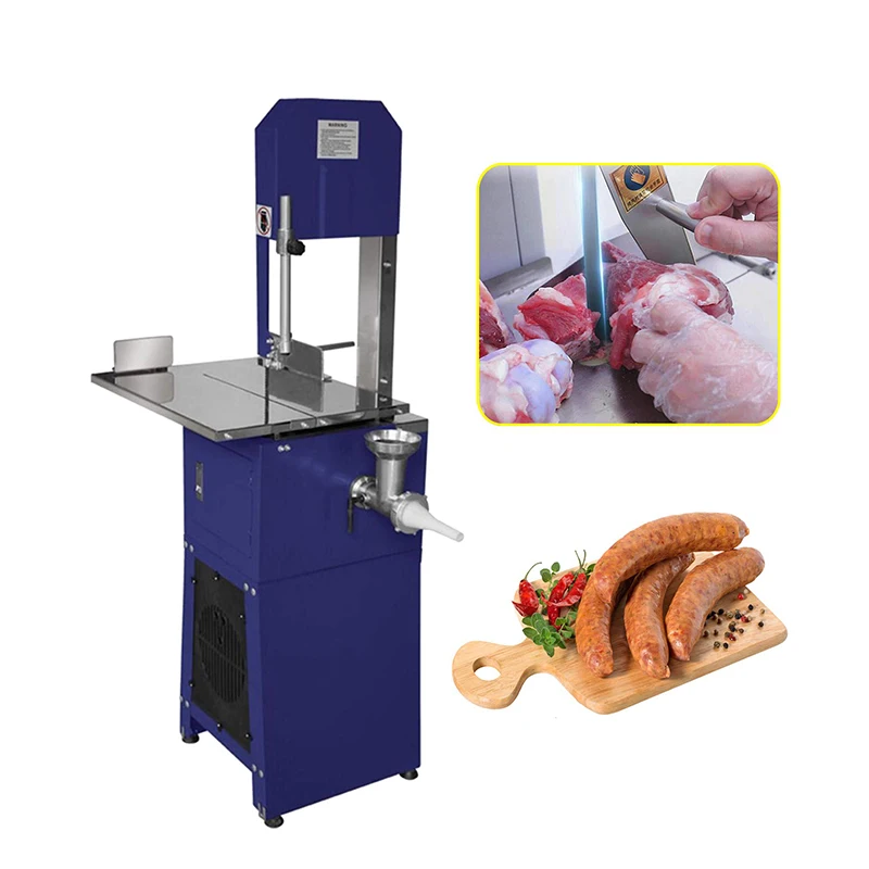 Meat Band Saw Cutting Machine With Sliding Working Table