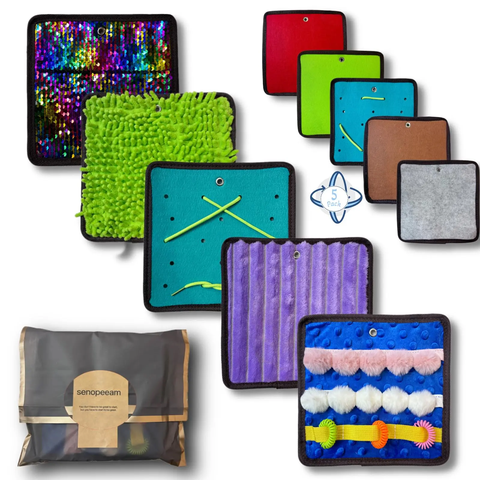 Preschool Tactile Wall Panel Tiles Fostering Cognitive Development Growth Textured Silly Shape Sensory Mats For Toddlers Kids