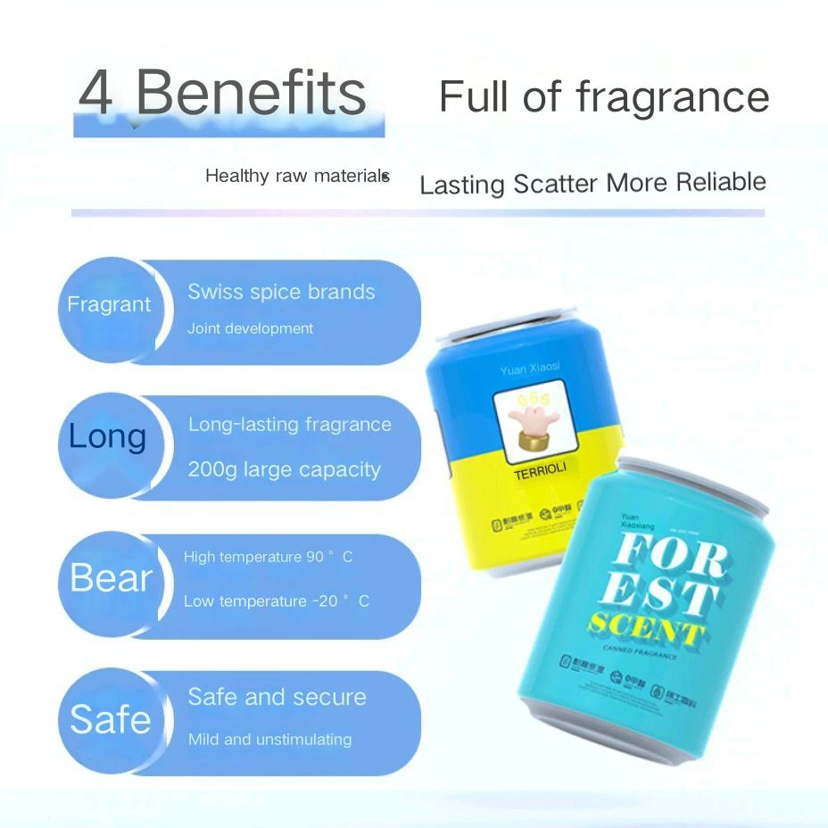 YXX coke Cans Scent Car Perfume Diffusor Bottle Car Sent air Fresheners Solid Aromatherapy Cups