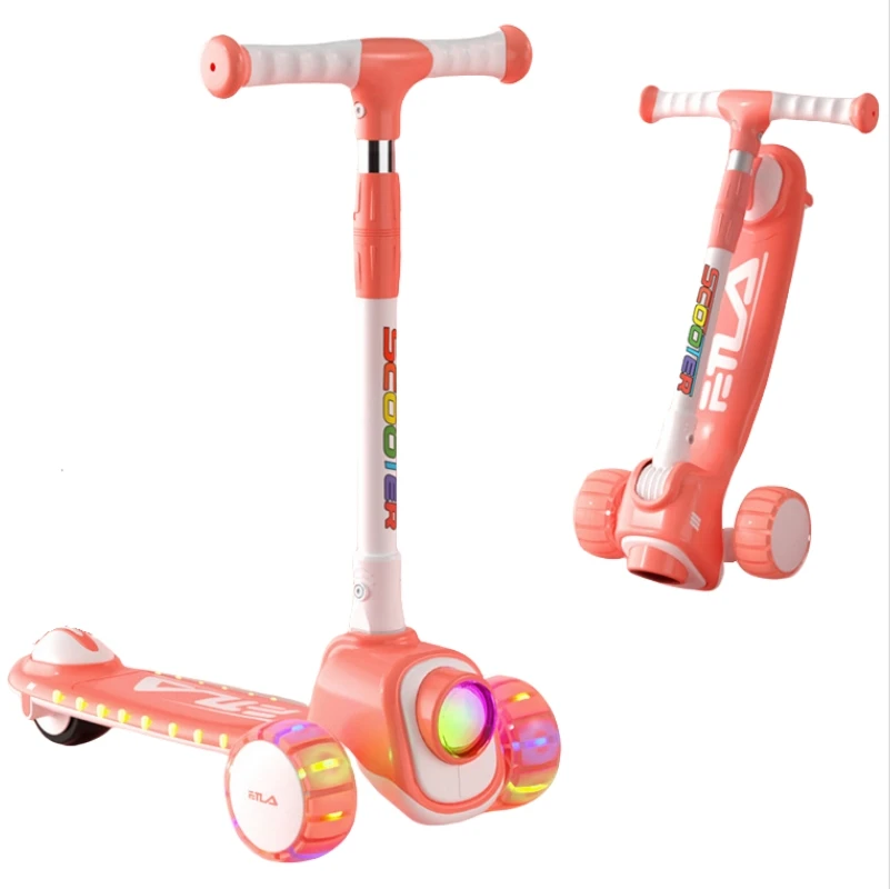Best Price Chinese Factory High Quality Balance Scooter for Children with Music and Light PU Wheel Multi Functional Baby Scooter