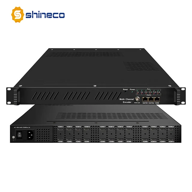 Digital Billing System 8 in 1 MPEG4 AVC H.264 HD Encoder with IP Streaming