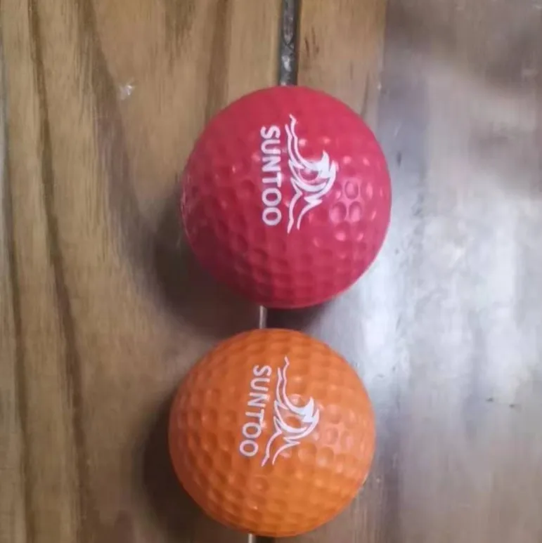 Customized logo 4.2CM PU golf Shape Foam Stress Ball