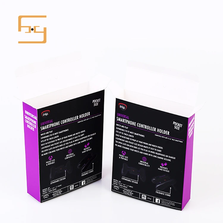 Hair Removal Device Custom Logo Printed Flat Pack Folding Corrugated Die Cut Packing Box