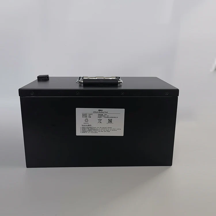 Black color metal housing 60V30Ah lithium iron phosphate LFP battery for E-scooter electric tricycle