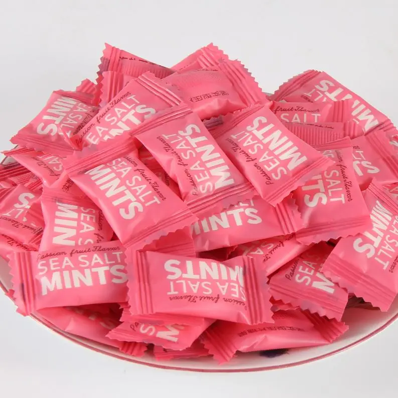 
China factory price Tablet candy pink Bulk colorful packaging candy casual snacks 