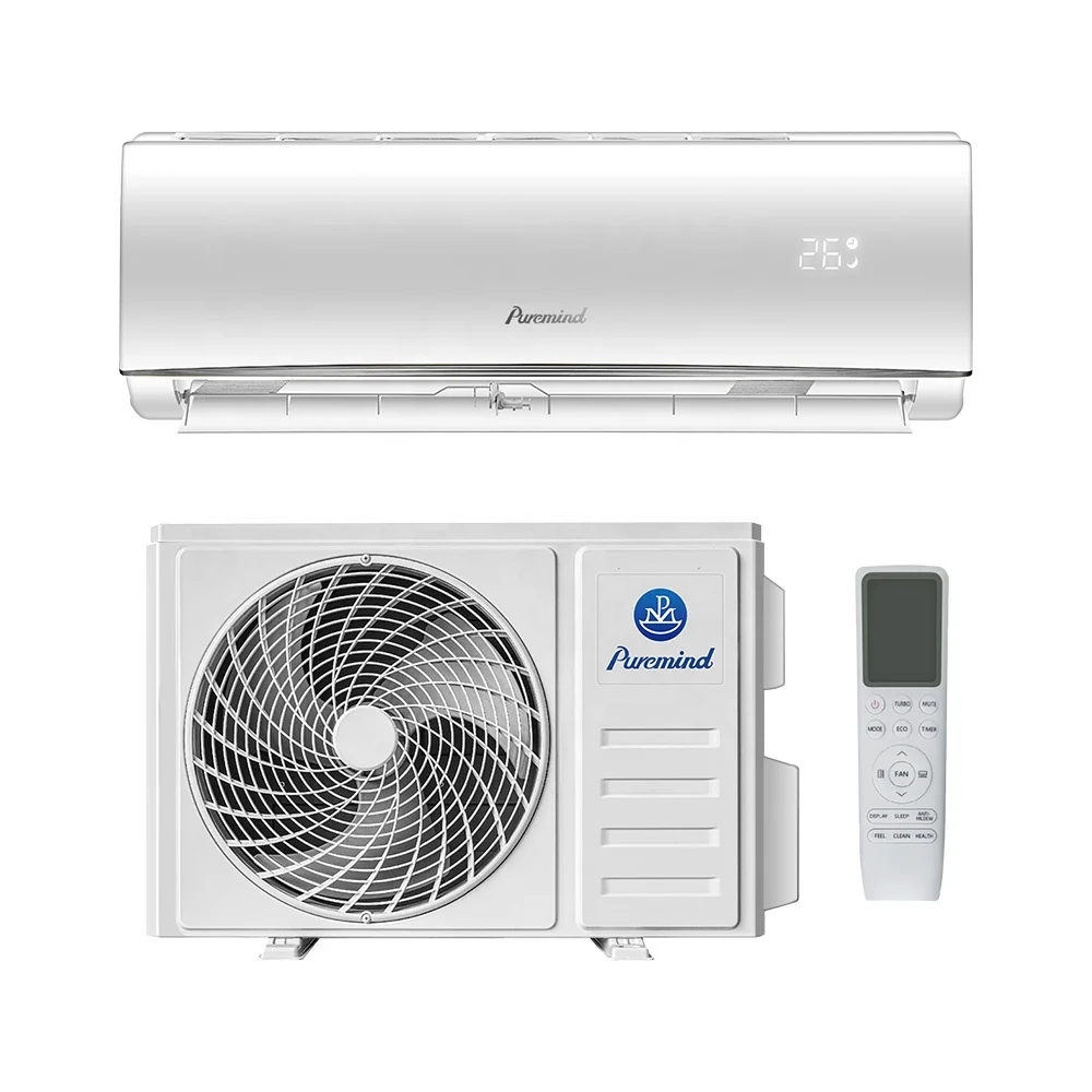Puremind US Standard 9000Btu to 24000Btu Air Conditioners Split Inverter R410a Cooling Only Wall Mounted Air Conditioner