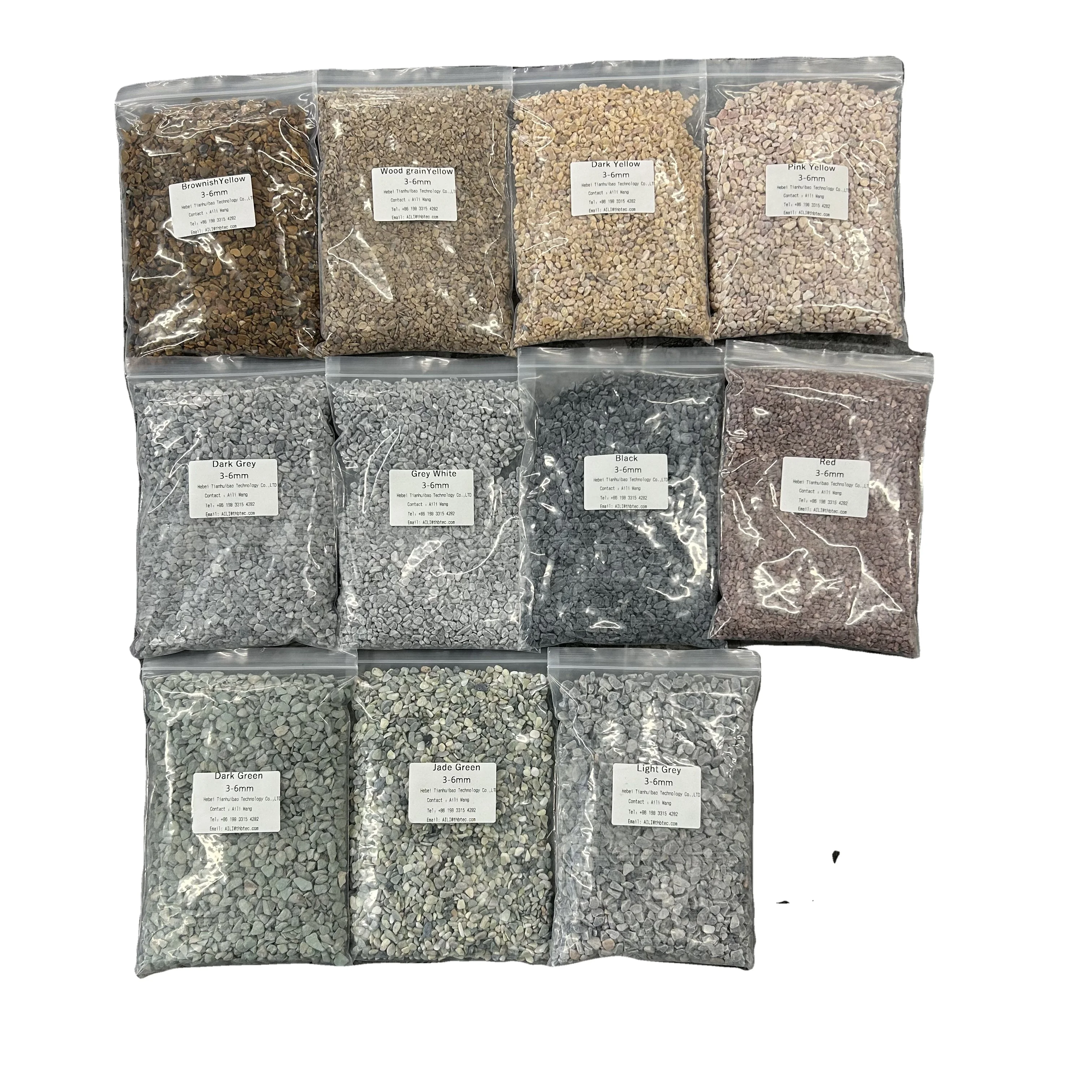 Modern Factory-Permeable Epoxy Resin Bound Gravel Driveway Paving Natural Stone Pebble Floor Coating for Parks