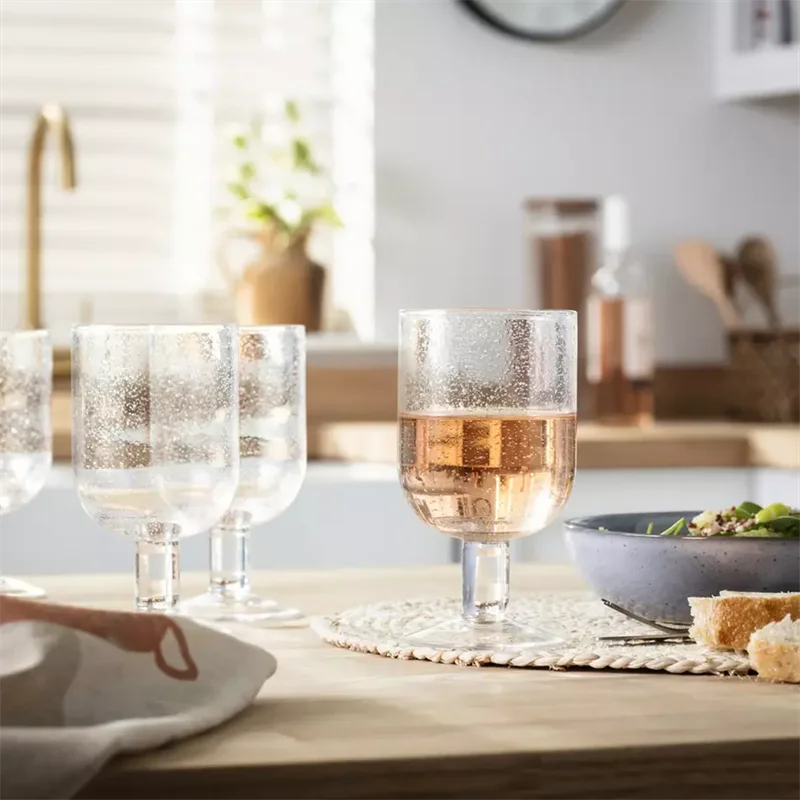 Gift Korean ins Lead-free Glass Mug Drinking red wine Glasses Cup Handmade water juice milk Goblet Color Tumbler Glass Set