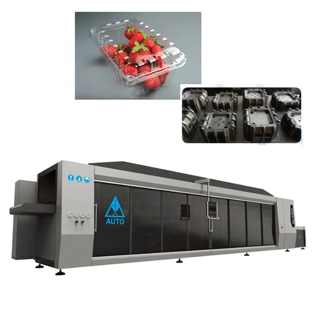 Small Plastic Making Flexible Thermoforming Vacuum Packing Machine