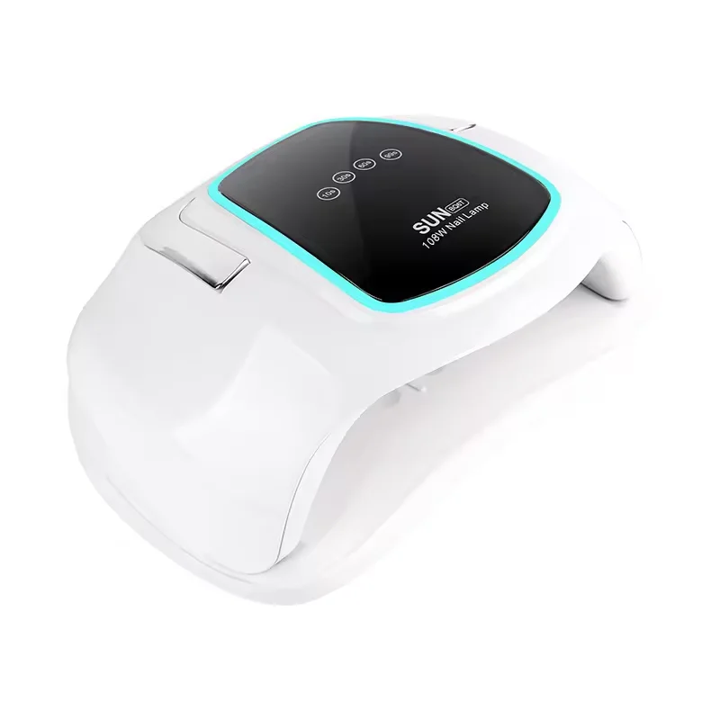 Newest 6T 108W High-power Portable Nail Lamp Intelligent Two Hands Large Space Nail Polish UV Lamp