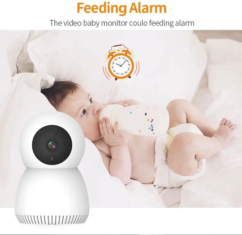 Радио Няня камеры с 2-полосная аудио 1080P Wi-Fi камера для домашней безопасности детектором движения ночного видения детский