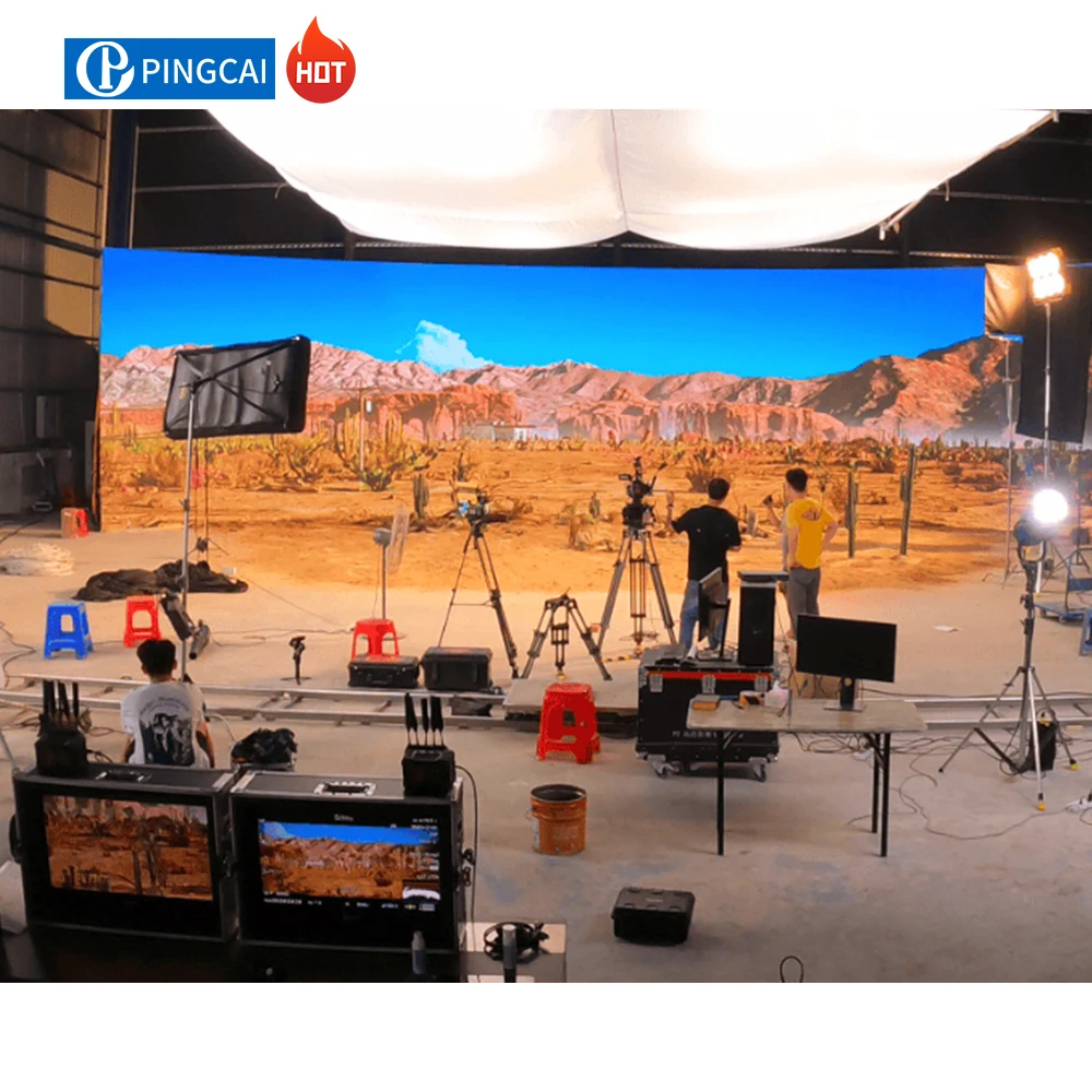 VR XR Studio Tv Show Media Background Rental Indoor Backdrop Led Video Wall Display Screen for