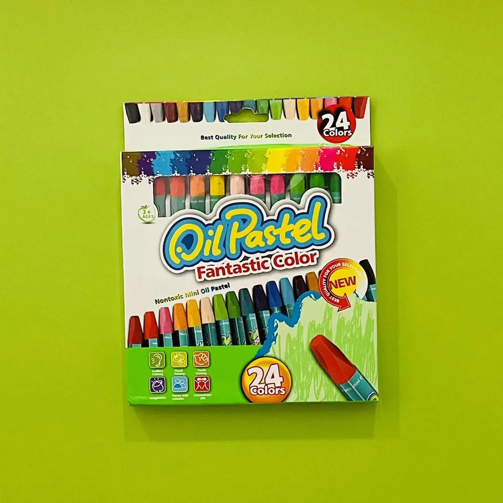 GF New Design School 12/18/24/36 Colours Non Toxic Mini Caryon Oil Pastels Set DIY Kids Art Painting Drawing Oil Pastels
