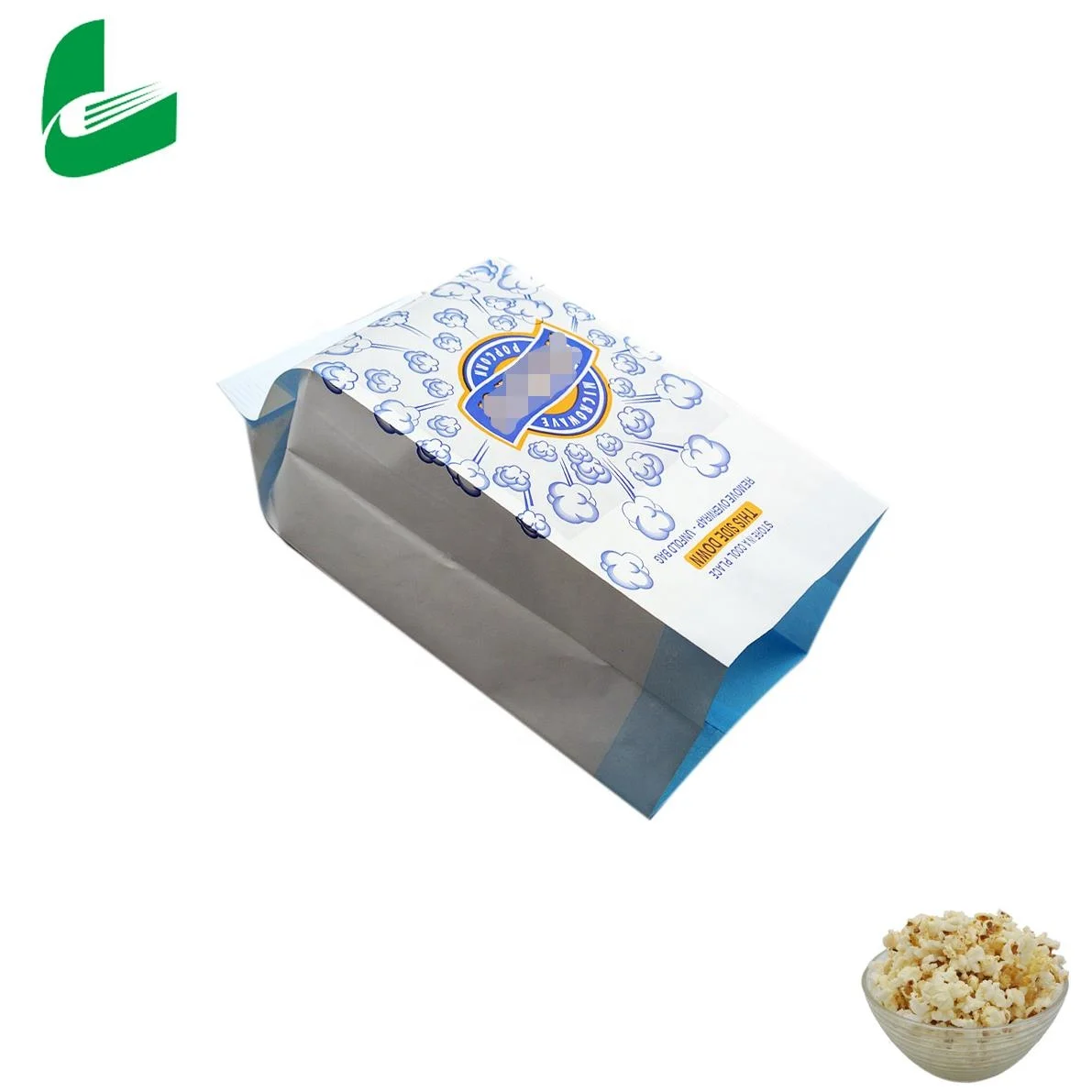 Huafeng custom flexo printing  wholesale quality snack bags  with your own Logo for make delicious popcorn