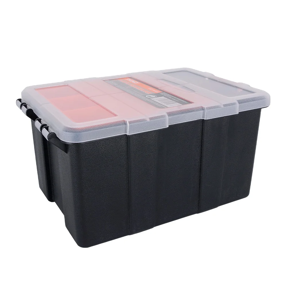 94503 Wholesale Small Large Car Hard Case Heavy Duty Empty Storage PP Material Plastic Tool Box