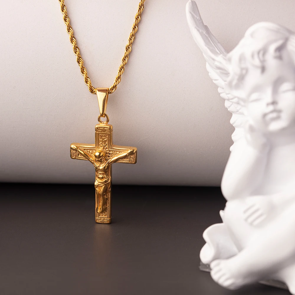 New Design Hip Hop Guitar Bass Pendant Shape Steel Accessories Music Guitar Necklace For Men Women