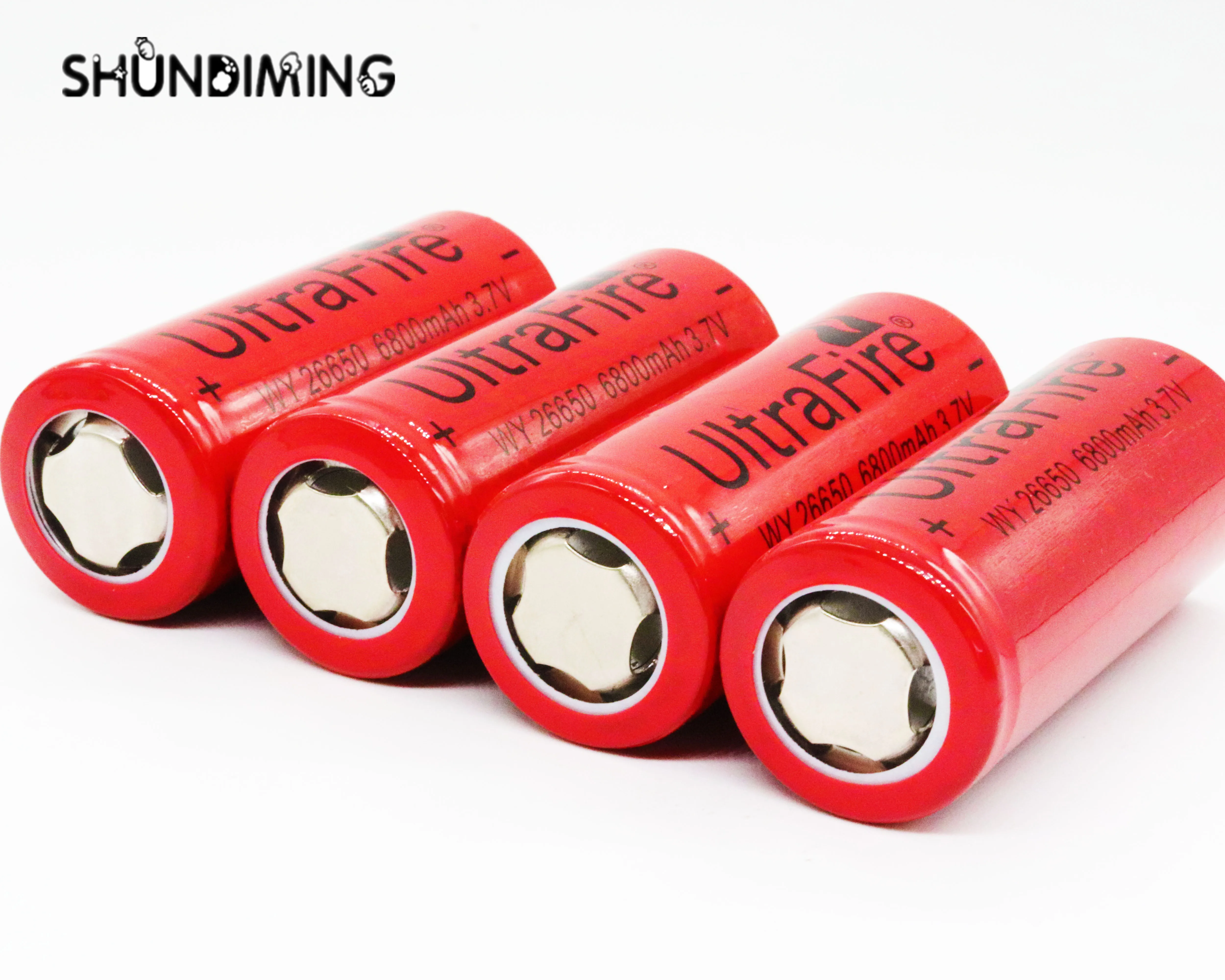 High Drain 5C 25A rechargeable battery 26650 3.7V 6800MAH Full Capacity lithium battery Ultrafire