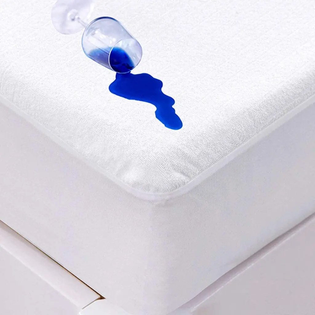 high quality Terry cloth+TPU waterproof removable anti bed bug soft mattress cover