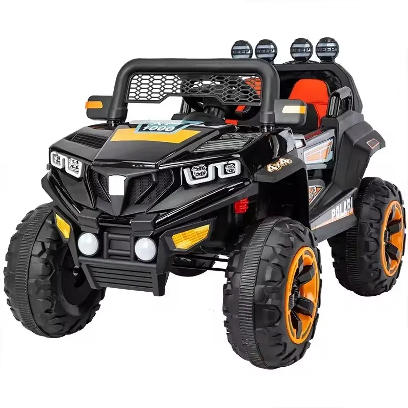 Cheap kids ride on beach buggy/electric ride on car 4 wheels motors car/gift car kids slide car with music lights electric car