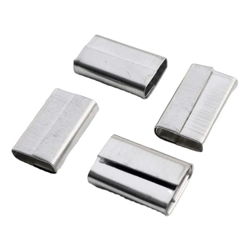 Metal Clip for PP PET Strapping Band Steel Strapping Clip for Manual Packaging
