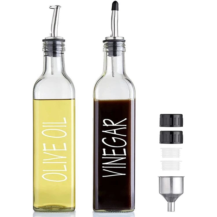 Classic Kitchen Oil Dispenser 17 OZ 2 pk with Safe Package