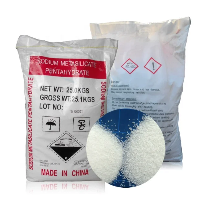 Factory Supply Industrial Grade Sodium Metasilicate Pentahydrate granular