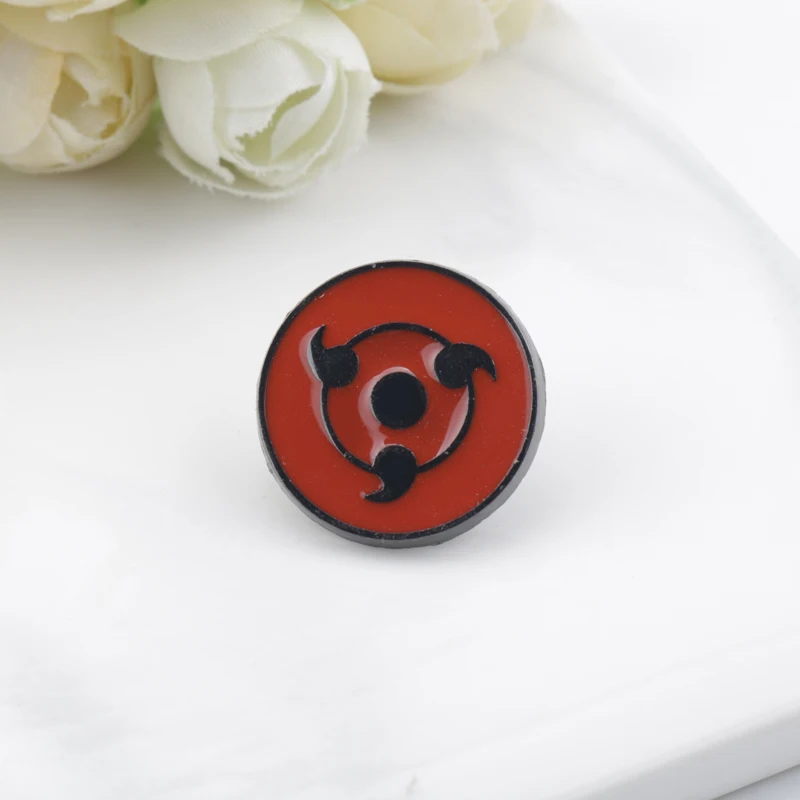  Anime Cosplay Naruto Brooch Prop Metal Enamel Pin Men Bag Clothes Lapel Pins