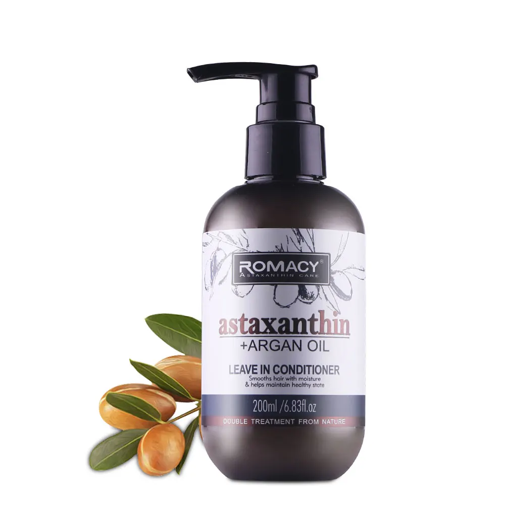 ROMACY Brand  leave in conditioner Intense Hydrating Repair Formula with 100% Organic Argan Oil 200ml