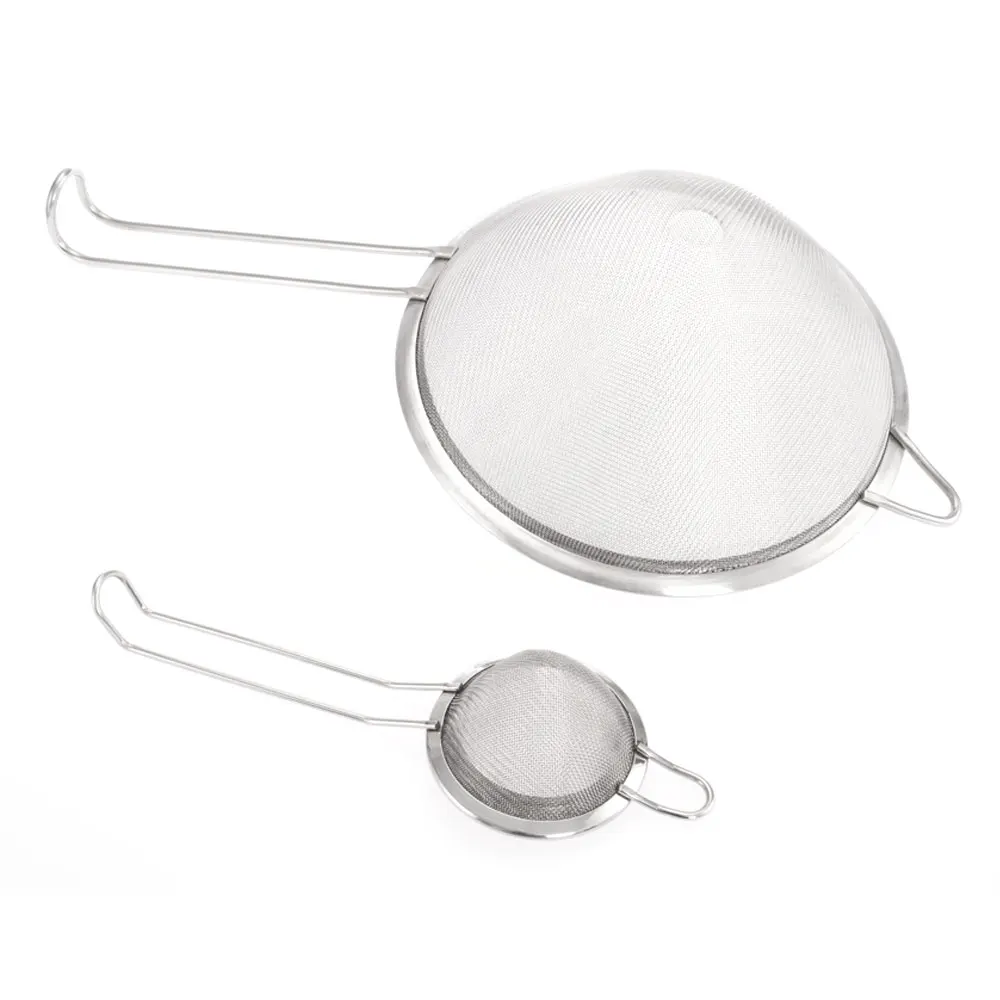 Stainless Steel Fine Mesh Strainer Conical Kitchen Sieve Sifter for Cocktail Tea Home Usage for Drain and Colander