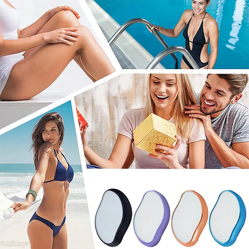 New Design Body Painless Hair Removal Erase Magic Glass Nano Crystal Hair Remover Machine