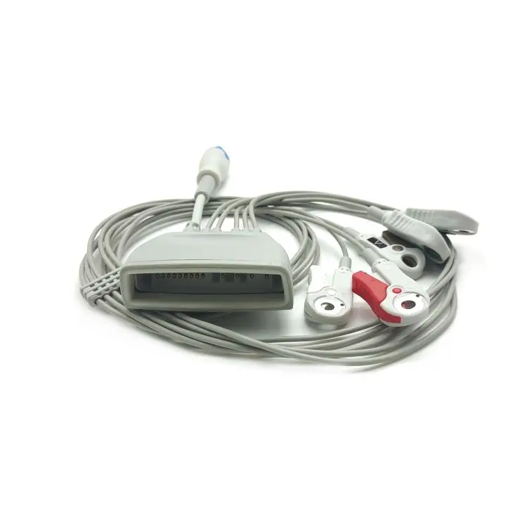 Compatible ECG Telemetry Leadwire MX40 device use 5 leadwires ecg cable with spo2, 989803171931