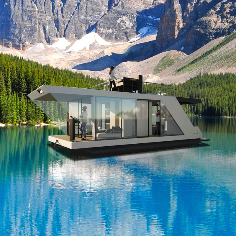 Water Villa Floating Houseboat Luxury Houseboat Floating Boat House