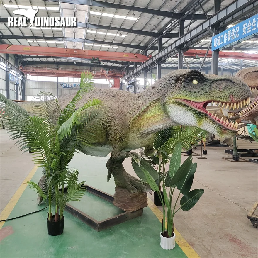 2022 New Colors Outdoor Theme Park High Simulation Life Size T-Rex